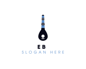 Electric - Guitar Light House logo design