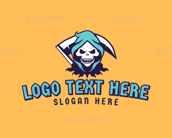 Scythe Skull Avatar Logo