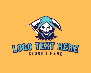 Scythe Skull Avatar Logo