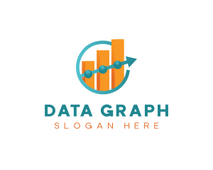 Chart Arrow Graph logo design