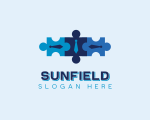 Employment - Puzzle Workplace Recruitment logo design