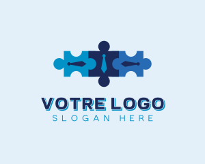 Puzzle - Puzzle Workplace Recruitment logo design