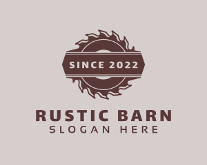 Rustic Saw Handyman logo design