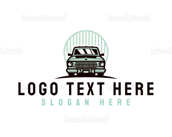 Truck SUV Automobile Transportation Logo