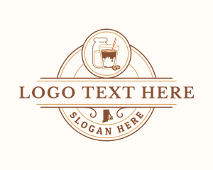 Elegant - Rhode Island Coffee Milk logo design