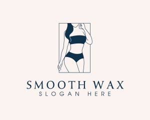 Sexy Woman Bikini logo design