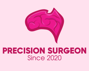 Surgeon - Australian Map Brain Surgeon logo design