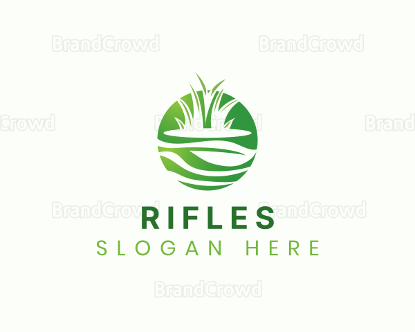 Grass Leaf Gardening Logo