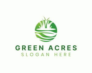 Grass Leaf Gardening logo design