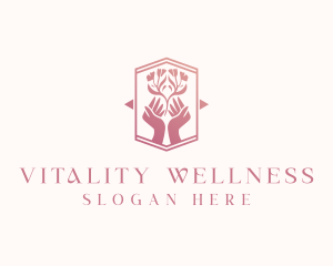 Wellness Florist Spa logo design