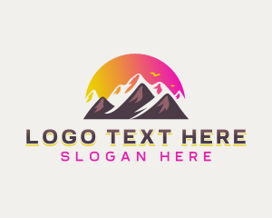Landscape - Peak Summit Mountain logo design