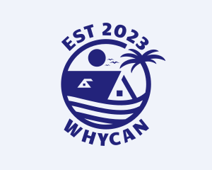 Coast - Island Beach House logo design