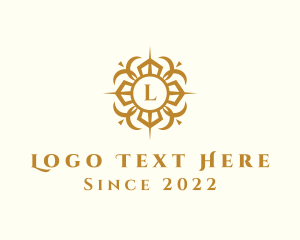 Tattoo - Gold Tattoo Letter logo design
