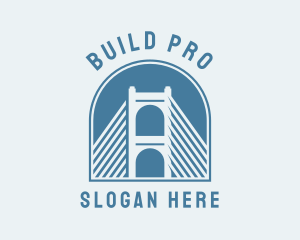 Cable Bridge Infrastructure logo design