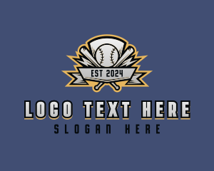 Baseball Club - Baseball League Sports logo design