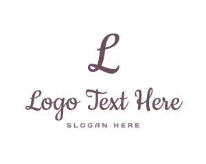 Initial - Fashion Initial Lettermark logo design