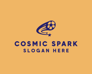 Soccer Shooting Star  logo design