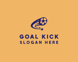Soccer Team - Soccer Shooting Star logo design