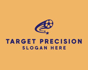 Soccer Shooting Star  logo design