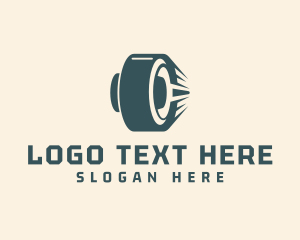 Tire - Fast Tire Racing logo design