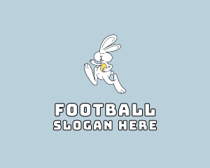 Celebration - Easter Bunny Running logo design