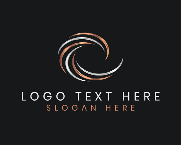 Abstract - Premium Luxury Wave Swoosh logo design