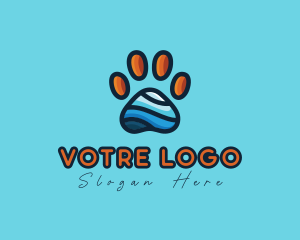 Veterinary Pet Paw Logo