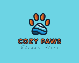 Veterinary Pet Paw logo design