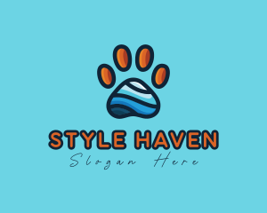 Shelter - Veterinary Pet Paw logo design