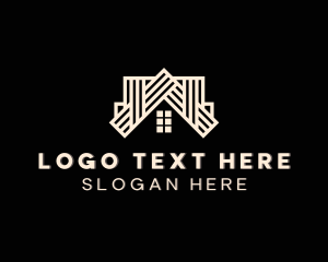 Architecture - Home Roofing Residence logo design