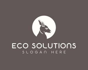 Conservation - Kangaroo Wildlife Animal Conservation logo design