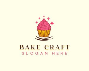 Sweet Cupcake Muffin logo design