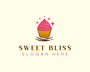 Sweet Cupcake Muffin logo design