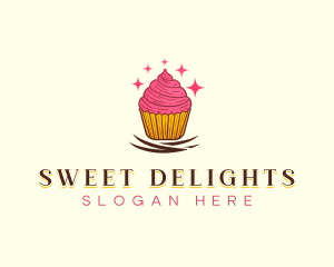 Sweet Cupcake Muffin logo design