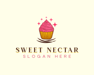 Sweet Cupcake Muffin logo design