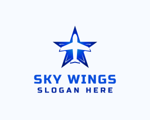 Aircraft - Blue Star Aircraft logo design