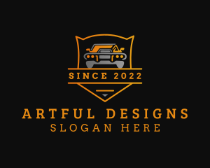 Auto Car Transportation logo design