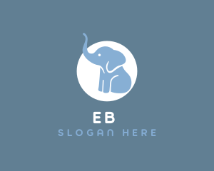 Baby - Elephant Toddler Toy logo design
