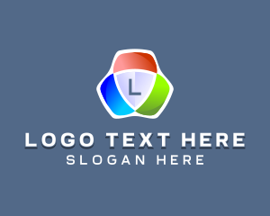Lettermark - Cyber Tech Shield logo design