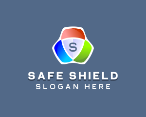 Cyber Tech Shield logo design