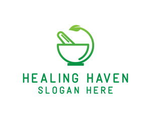 Cure - Green Alternative Medicine logo design