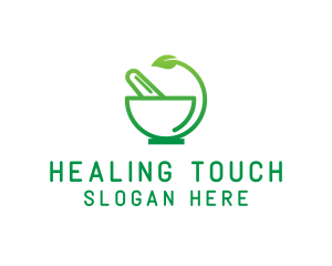 Green Alternative Medicine logo design