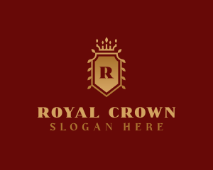 Royal Crown Shield logo design