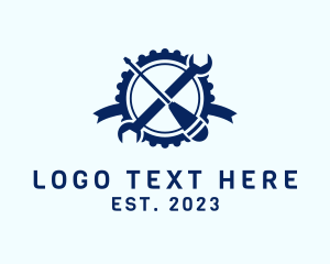 Blue - Industrial Repair Mechanic logo design