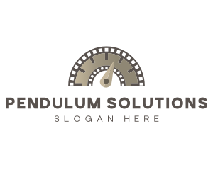 Pendulum - Filmstrip Level Meter logo design