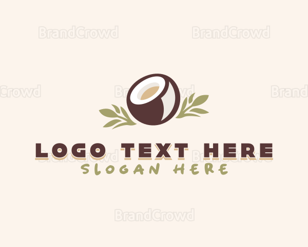 Healthy Coconut Milk Logo