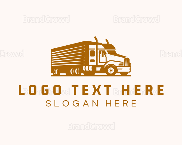 Trucking Logistic Transport Logo