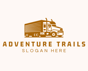 Trucking Logistic Transport logo design