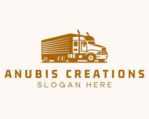 Trucking Logistic Transport logo design