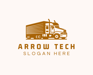 Trucking Logistic Transport logo design